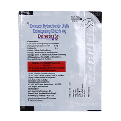 Donetaz Ods 5 MG Orally Disintegrating Strip 1 Donetaz Ods 5 MG Orally Disintegrating Strip 1