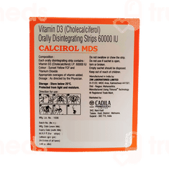 Calcirol Mds Sugar Free Orally Disintegrating Strips 1