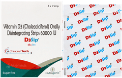 D3sip Sugar Free Disintegrating Strip 1