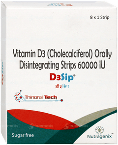 D3sip Sugar Free Disintegrating Strip 1
