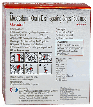 Quicobal Orally Disintegrating Strip 1