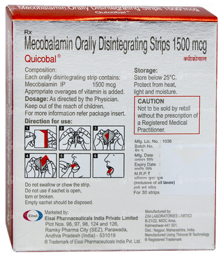 Quicobal Orally Disintegrating Strips 1