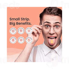 Wellbeing Nutrition Melts Into Multi Vitamins Mango Flavour Sugar Free Oral Thin Strip 30