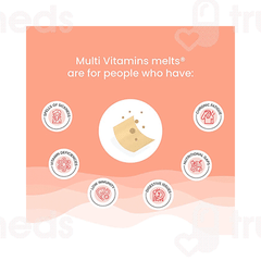 Wellbeing Nutrition Melts Into Multi Vitamins Mango Flavour Sugar Free Oral Thin Strip 30