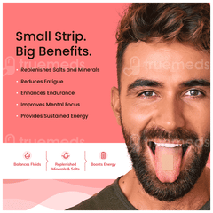 Wellbeing Nutrition Melts Into Instant Energy Strawberry Mint Sugar Free Oral Thin Strips 30