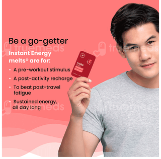 Wellbeing Nutrition Melts Into Instant Energy Strawberry Mint Sugar Free Oral Thin Strips 30
