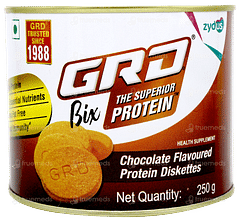 Grd Bix Chocolate Flavoured Protein Diskettes 250gm Grd Bix Chocolate Flavoured Protein Diskettes 250gm