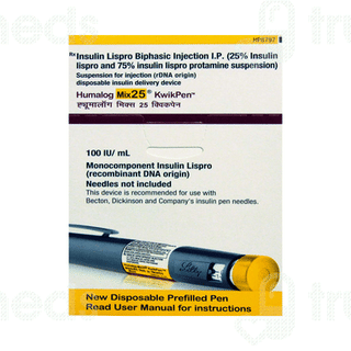 Humalog Mix25 100iu Kwikpen 3ml