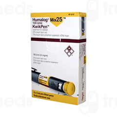 Humalog Mix25 100iu Kwikpen 3ml