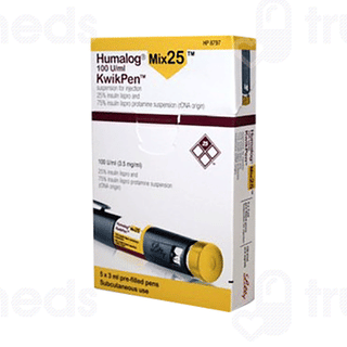 Humalog Mix25 100iu Kwikpen 3ml