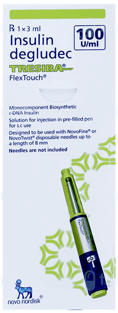 Tresiba Flextouch 100Iu Prefilled Pen 3Ml Tresiba Flextouch 100Iu Prefilled Pen 3Ml