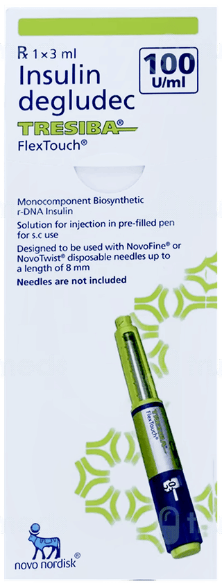Tresiba Flextouch 100Iu Prefilled Pen 3Ml