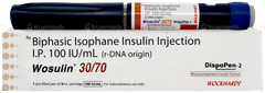 Wosulin 30/70 Dispopen 2 Pre Filled Pen Of 3ml Injection Wosulin 30/70 Dispopen 2 Pre Filled Pen Of 3ml Injection