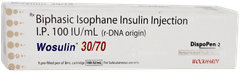 Wosulin 30/70 Dispopen 2 Pre Filled Pen Of 3ml Injection Wosulin 30/70 Dispopen 2 Pre Filled Pen Of 3ml Injection