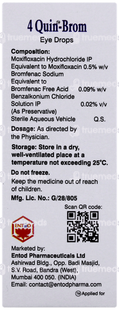 4 Quin Brom Eye Drops 5ml