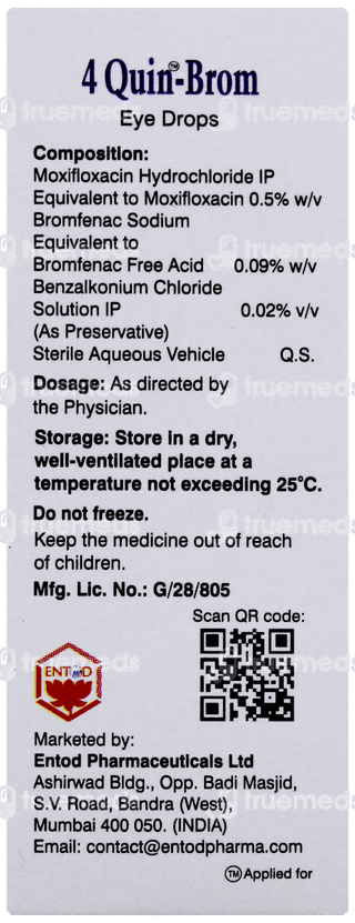 4 Quin Brom Eye Drops 5ml