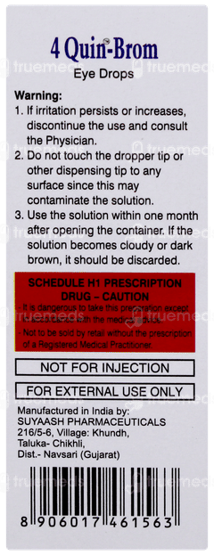 4 Quin Brom Eye Drops 5ml