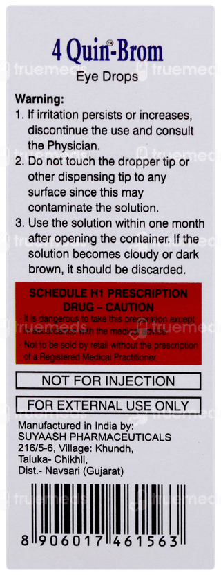 4 Quin Brom Eye Drops 5ml
