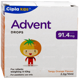 Advent 91.4Mg Tangy Orange Flavour Oral Drops 10Ml