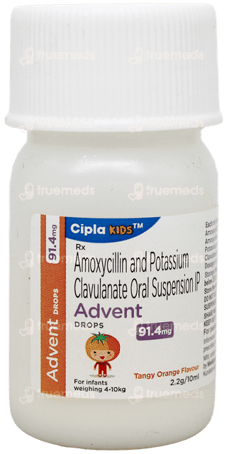 Advent 91.4Mg Tangy Orange Flavour Oral Drops 10Ml