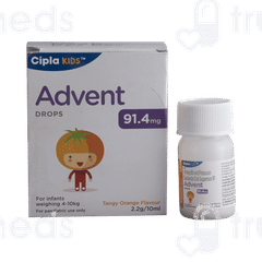 Advent 91.4mg Tangy Orange Flavour Oral Drops 10ml