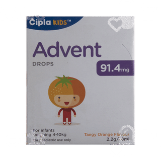 Advent 91.4mg Tangy Orange Flavour Oral Drops 10ml