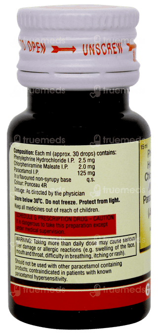 Alex P Paediatric Oral Drops 15ml