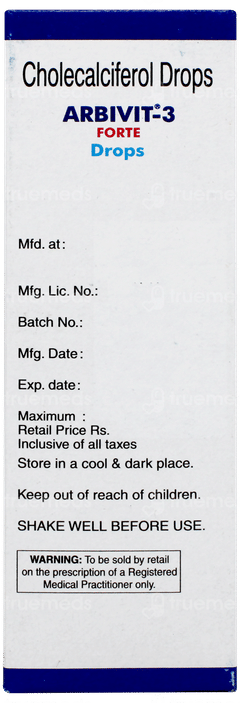 Arbivit 3 Forte Oral Drops 15ml Arbivit 3 Forte Oral Drops 15ml