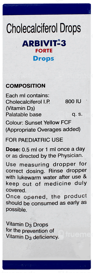 Arbivit 3 Forte Oral Drops 15ml