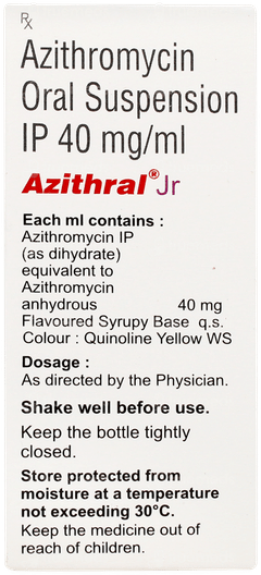 Azithral Jr Suspension 7.5ml Azithral Jr Suspension 7.5ml