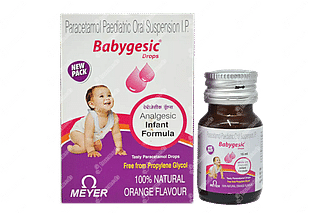 Babygesic Orange Falvour Oral Drops 15ml