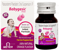 Babygesic Orange Flavour Oral Drops 15ml