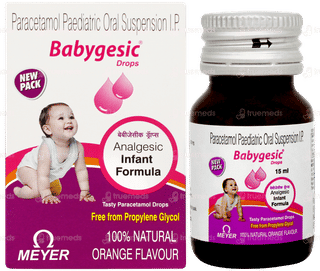 Babygesic Orange Flavour Oral Drops 15ml