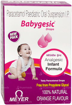 Babygesic Orange Flavour Oral Drops 15ml