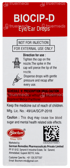 Biocip D Eye/ear Drops 10ml
