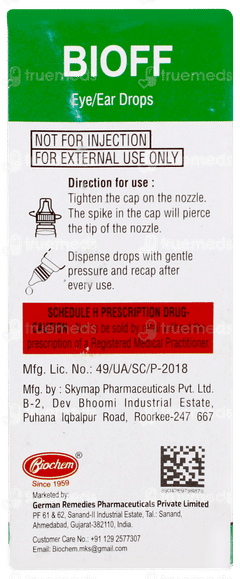 Bioff Eye/ear Drops 10ml