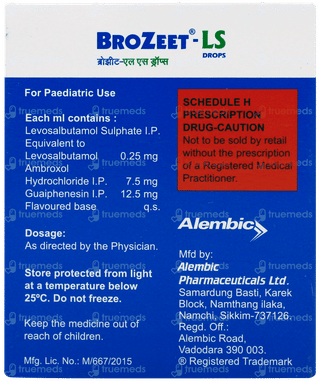 Brozeet Ls Oral Drops 15ml