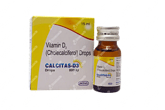 Calcitas D3 800 IU Drops 15 ML