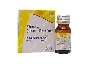 Calcitas D3 800 IU Drops 15 ML