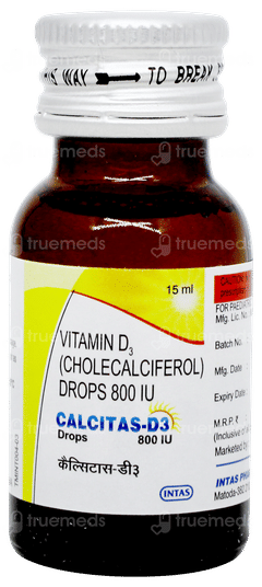 Calcitas D3 Oral Drops 15ml