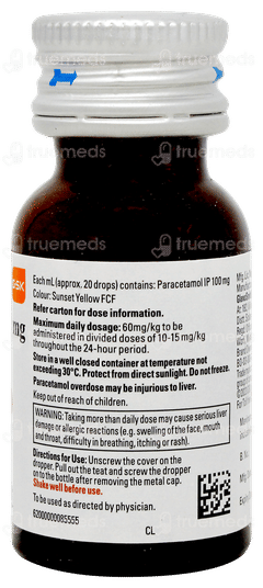 Calpol Peppermint Flavour Oral Drops 15ml Calpol Peppermint Flavour Oral Drops 15ml