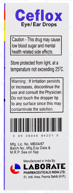 Ceflox Eye/ear Drops 10ml