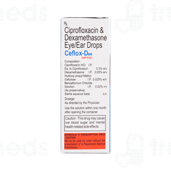Ceflox Dee Optic Eye/ear Drops 10ml