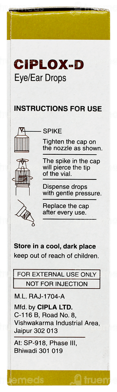 Ciplox D Eye/ear Drops 10ml