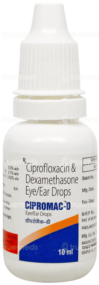 Cipromac D Eye/ear Drops 10ml