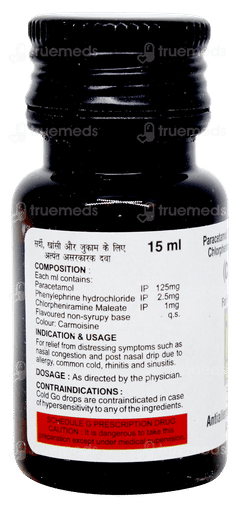 Cold Go Oral Drops 15ml