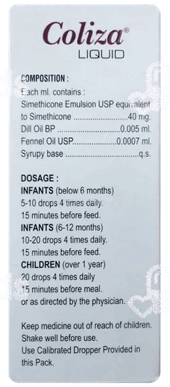 Coliza Oral Drops 30Ml