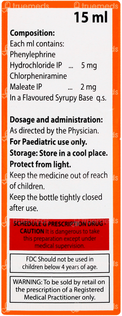 Coriminic Orange Flavour Oral Drops 15ml