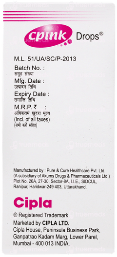Cpink Oral Drops 15ml Cpink Oral Drops 15ml