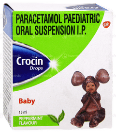 Crocin Peppermint Flavour Oral Drops 15ml